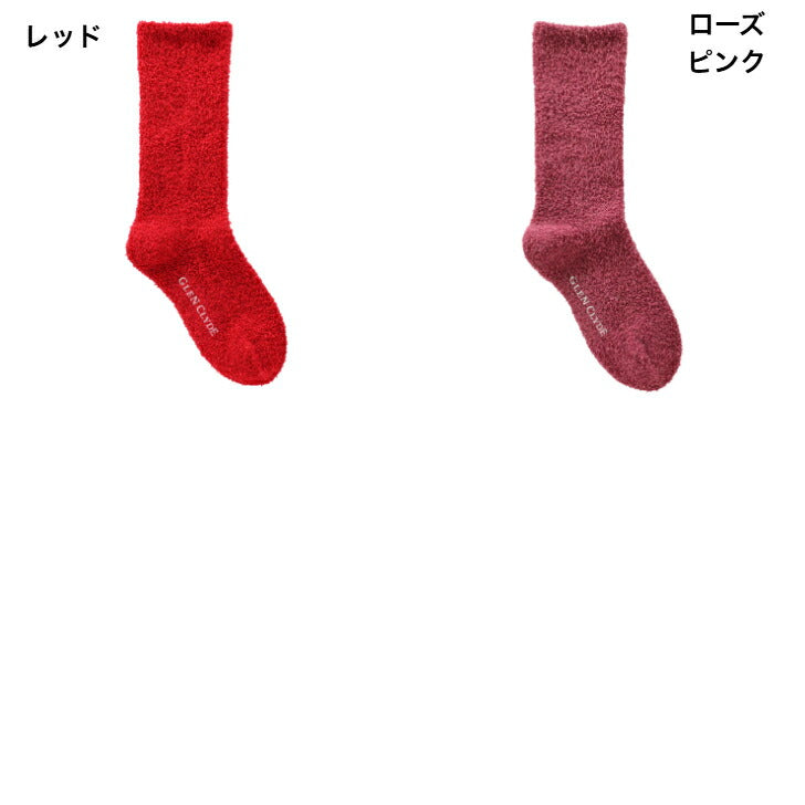 GLENCLYDEグレンクライドrelacksPOODLEリラックス靴下プードル無地23cm~27.5cmフリーサイズ丈22cm暖かいモコモコソックス