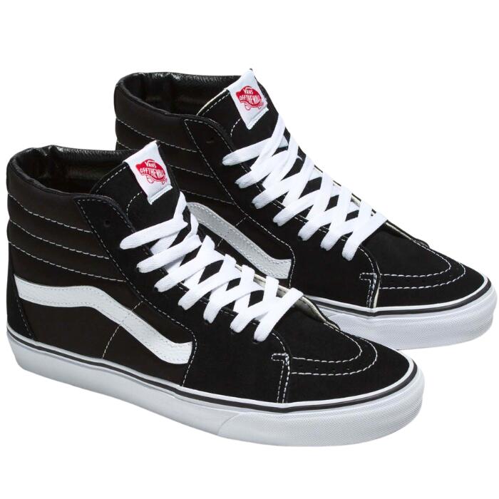 VANS ヴァンズ スニーカー US企画 USA ハイカット スケートハイ 靴 シューズ SK8-HI 正規品 メンズ レディース ユニセックス ブラック 黒 ホワイト 白 バンズ 定番 サイドストライプ カジュアル アメカジ VN000D5IB8C VN000TS9BJ4