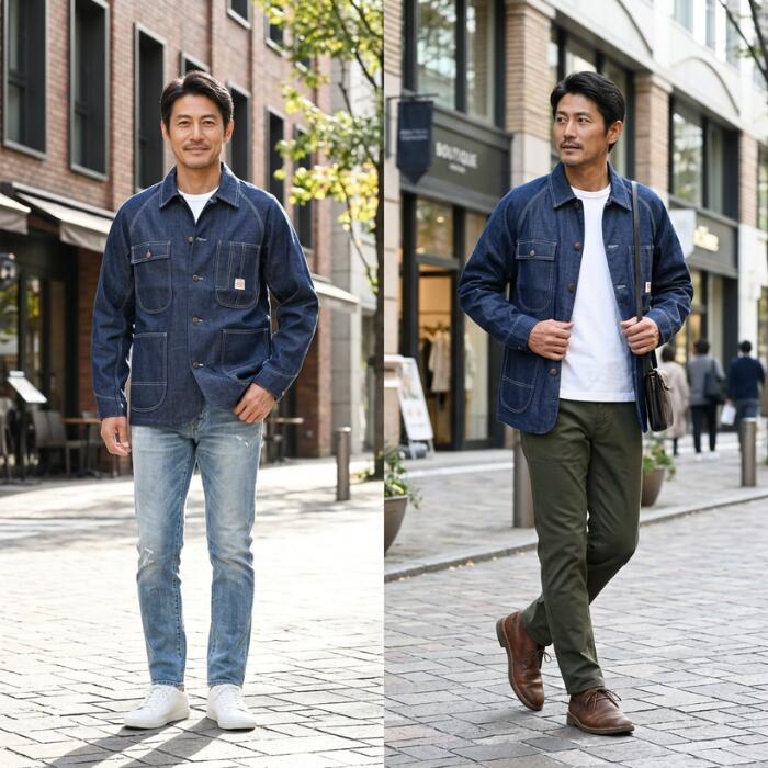 PAY･DAYペイデイカバーオールペニーズモデル50年代50sメンズレディースユニセックス日本製綿100％コットンリジット生デニムPENNEY'SMODELCOVERALLアメカジ復刻ビンテージ定番再現PD36-CA-6