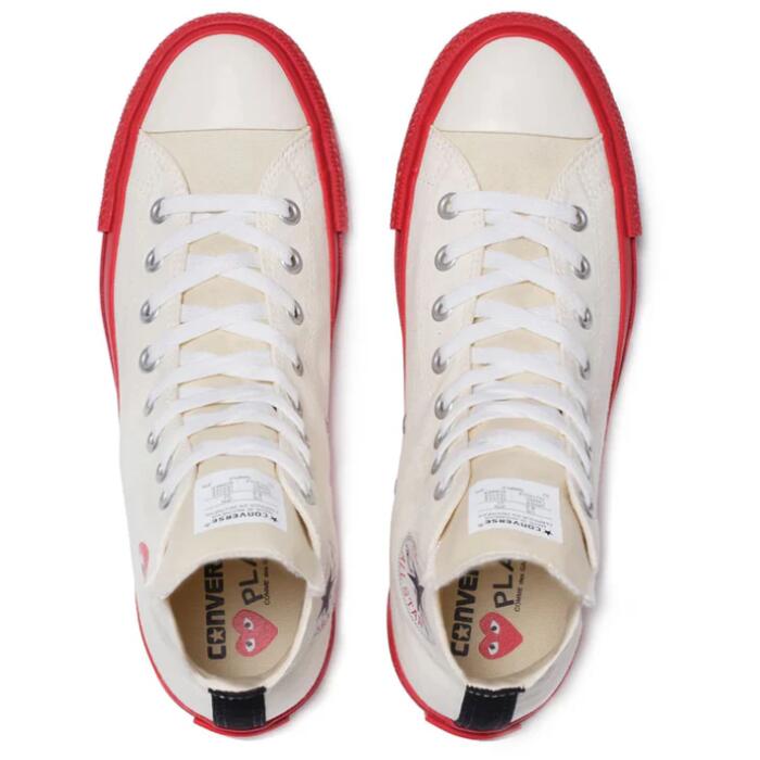COMMEdesGARCONSコムデギャルソンコンバースCONVERSEチャックテイラーオールスターPLAYプレイハートロゴブランドメンズレディースユニセックスギャルソンブランドロゴおしゃれプレゼントギフトハイカット