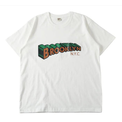 バーンズアウトフィッターズBARNSOUTFITTERSTシャツ半袖スーパーマン風BrooklynロゴプリントTメンズレディースユニセックス綿100コットンアメカジブランド新作