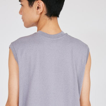 ヘインズMOKUモクTシャツノースリーブ綿100コットン丸胴グレーHanesクルーネック無地シンプル厚手メンズレディースユニセックスカットソーギフトプレゼントヘビーオンスヘビーウエイトブランドHM3-D203
