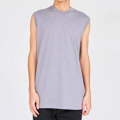 ヘインズMOKUモクTシャツノースリーブ綿100コットン丸胴グレーHanesクルーネック無地シンプル厚手メンズレディースユニセックスカットソーギフトプレゼントヘビーオンスヘビーウエイトブランドHM3-D203