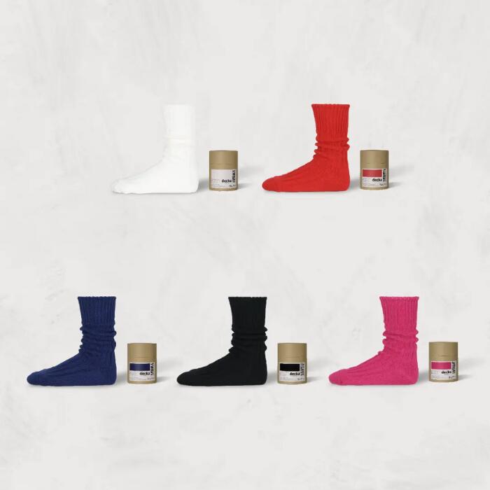 デカ靴下日本製ヘビーウエイトdecka丈夫ローゲージリブHeavyweightPlainSocksクルーソックスメンズレディースおしゃれギフトカジュアル大人ナチュラルde-01