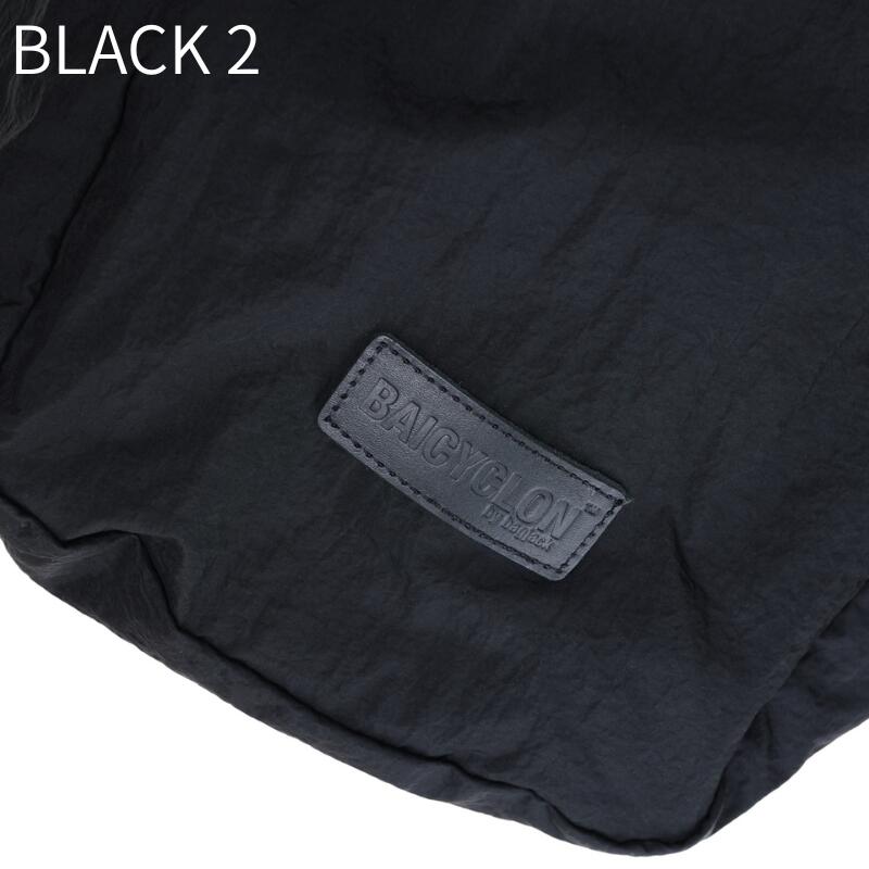 BAICYCLONbybagjackバイシクロンバイバッグジャックNCL-07ショルダーバッグメンズレディースユニセックス大容量25L大きめ撥水ナイロン黒ブラックシンプルミニマル斜めがけ肩掛け通勤通学旅行NEXTCORELINEBLACK1BLACK2BCL-28ベース