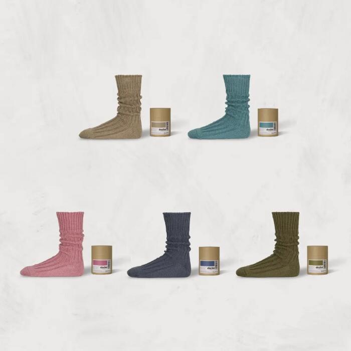 デカ靴下日本製ヘビーウエイトdecka丈夫ローゲージリブHeavyweightPlainSocksクルーソックスメンズレディースおしゃれギフトカジュアル大人ナチュラルde-01