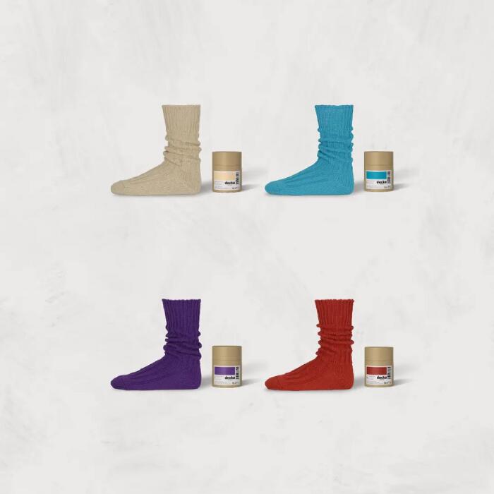 デカ靴下日本製ヘビーウエイトdecka丈夫ローゲージリブHeavyweightPlainSocksクルーソックスメンズレディースおしゃれギフトカジュアル大人ナチュラルde-01