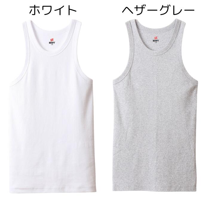 メンズタンクトップブランドインナービーフィーBEEFYヘインズHanesリブシンプル綿コットンヘビーウエイトヘビーオンス丈夫筋トレ白黒紺ホワイトブラックグレーネイビー