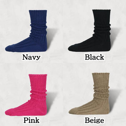 デカ靴下日本製ヘビーウエイトdecka丈夫ローゲージリブHeavyweightPlainSocksクルーソックスメンズレディースおしゃれギフトカジュアル大人ナチュラルde-01