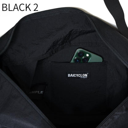 BAICYCLONbybagjackバイシクロンバイバッグジャックNCL-07ショルダーバッグメンズレディースユニセックス大容量25L大きめ撥水ナイロン黒ブラックシンプルミニマル斜めがけ肩掛け通勤通学旅行NEXTCORELINEBLACK1BLACK2BCL-28ベース