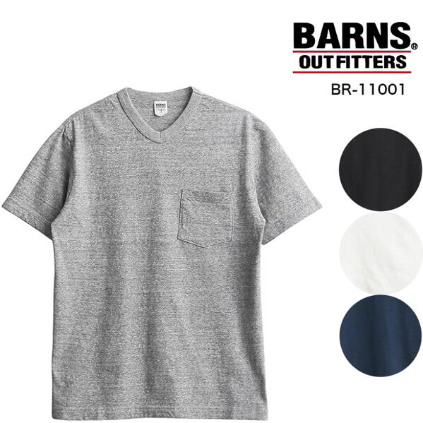 【正規品BARNSOUTFITTERS】STANDARDTSURIAMIVネックポケットTシャツ吊編み丸胴