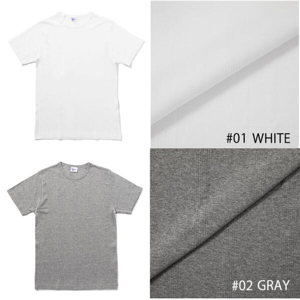 RobertP.MillerTシャツパネルリブミラークルーネックインナー109Cメンズ全14色3サイズPanel-ribCrewneckTee