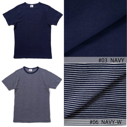 RobertP.MillerTシャツパネルリブミラークルーネックインナー109Cメンズ全14色3サイズPanel-ribCrewneckTee