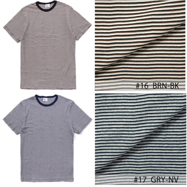 RobertP.MillerTシャツパネルリブミラークルーネックインナー109Cメンズ全14色3サイズPanel-ribCrewneckTee