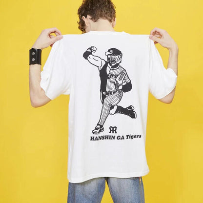 ユキヒーロープロレスHANSHINGATigersCutsew半身がタイガースＴシャツ