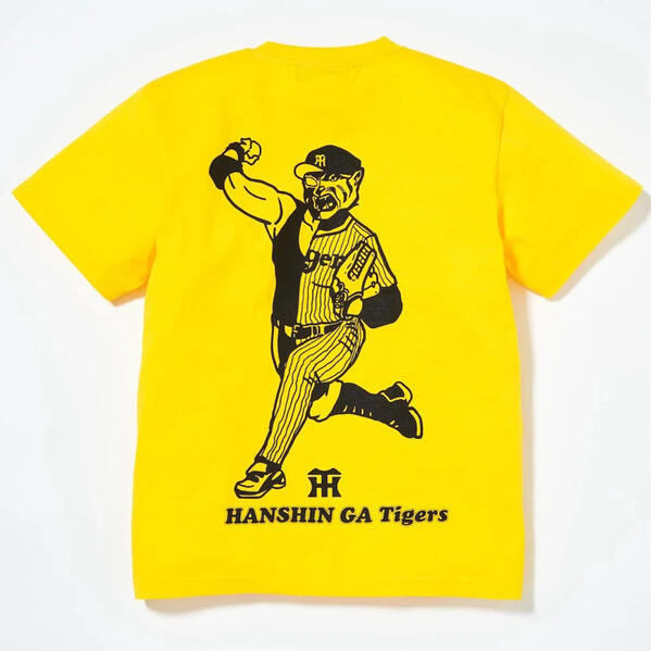 ユキヒーロープロレスHANSHINGATigersCutsew半身がタイガースＴシャツ