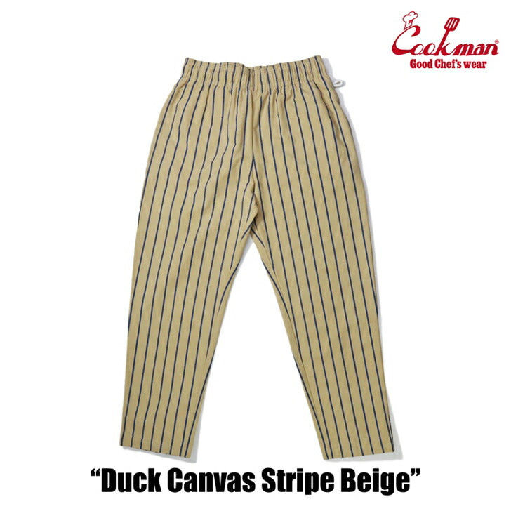 正規品COOKMANChefPantsDuckCanvasシェフパンツダックキャンバス厚手生地