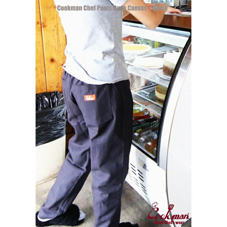 正規品COOKMANChefPantsDuckCanvasシェフパンツダックキャンバス厚手生地