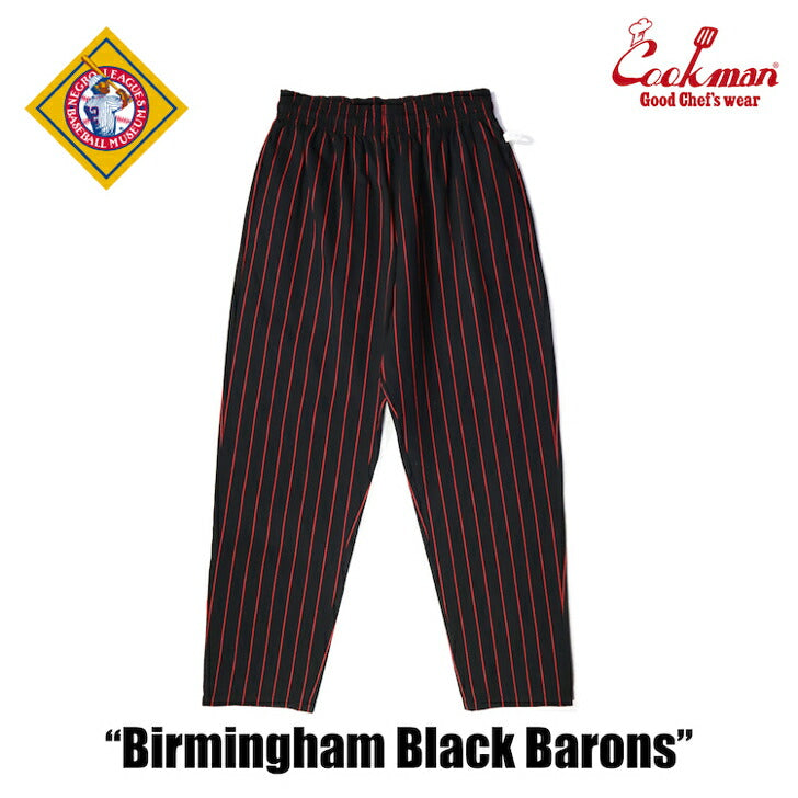 [COOKMAN]正規品ChefPantsシェフパンツボールパークコレクションベースボールパンツウエストゴムリラックスカジュアル
