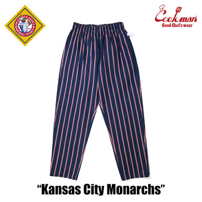 [COOKMAN]正規品ChefPantsシェフパンツボールパークコレクションベースボールパンツウエストゴムリラックスカジュアル