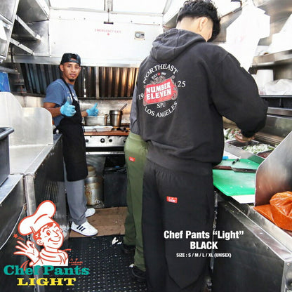 [COOKMAN]正規品ChefPantsLightクックマンシェフパンツライトブラックグレーグリーン夏涼しいウエストゴム