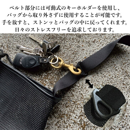 LIVERALコンパクトパッカブル防水黒ショルダーバッグNAKILSL4011L4013メンズレディースユニセックスコンパクト