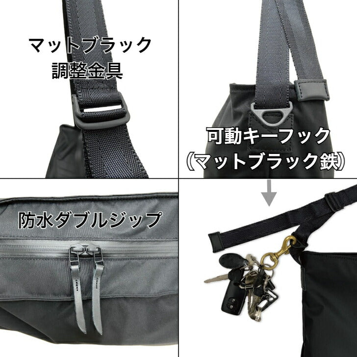 【LIVERALUKIE】防水大型ショルダーバッグ