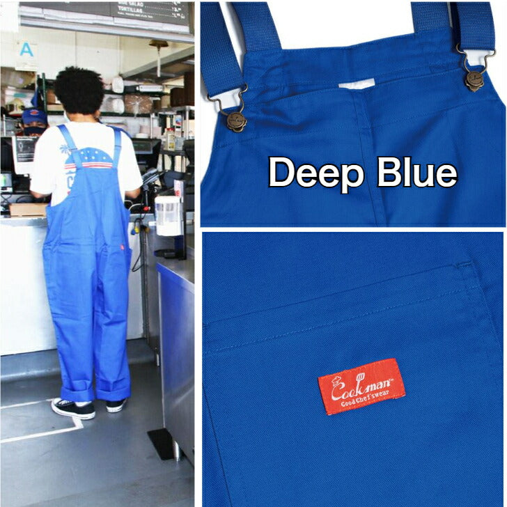 【数量限定おまけ付】COOKMANクックマンオーバーオールメンズレディースデニムヒッコリーFisherman'sBibOverallコーデキッズコーデュロイ無地ストライプ