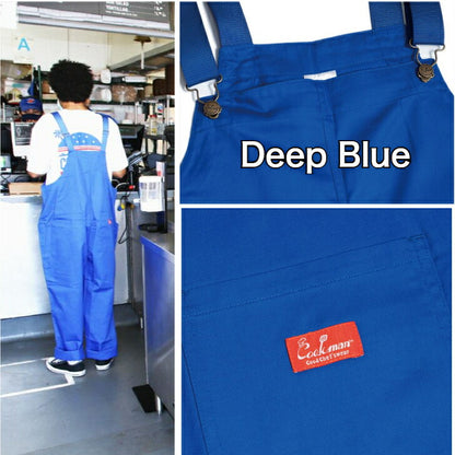 【数量限定おまけ付】COOKMANクックマンオーバーオールメンズレディースデニムヒッコリーFisherman'sBibOverallコーデキッズコーデュロイ無地ストライプ