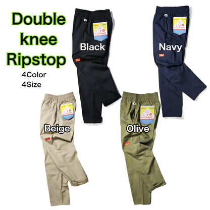 クックマンシェフパンツリップストック素材カーゴダブルニーChefPantsRipstopCargoDoubleknee