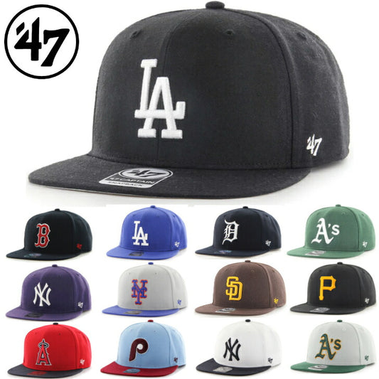 47キャップMLBキャプテンメンズレディース帽子スナップバックベースボールキャップメジャーリーグニューヨーク・ヤンキースNYドジャースLAパドレスレッドソックスホワイトソックスタイガースメッツアスレチックス