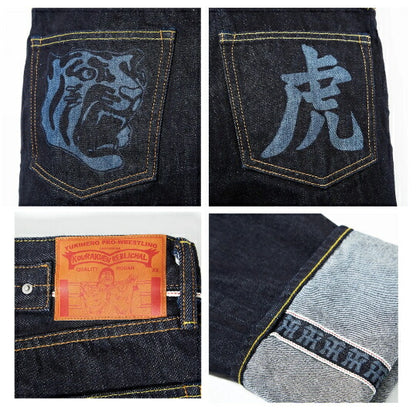 ユキヒーロープロレスCollaborationwithTigers""TigersSelvage""Denim阪神タイガースコラボレーションデニム