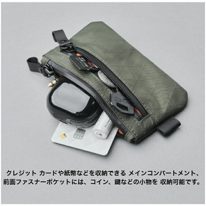 [ALPAKA/アルパカ]ZipPouchポーチミニバッグ財布バッグインバッグ