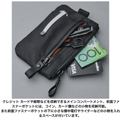 [ALPAKA/アルパカ]ZipPouchPROポーチミニバッグ財布バッグインバッグ