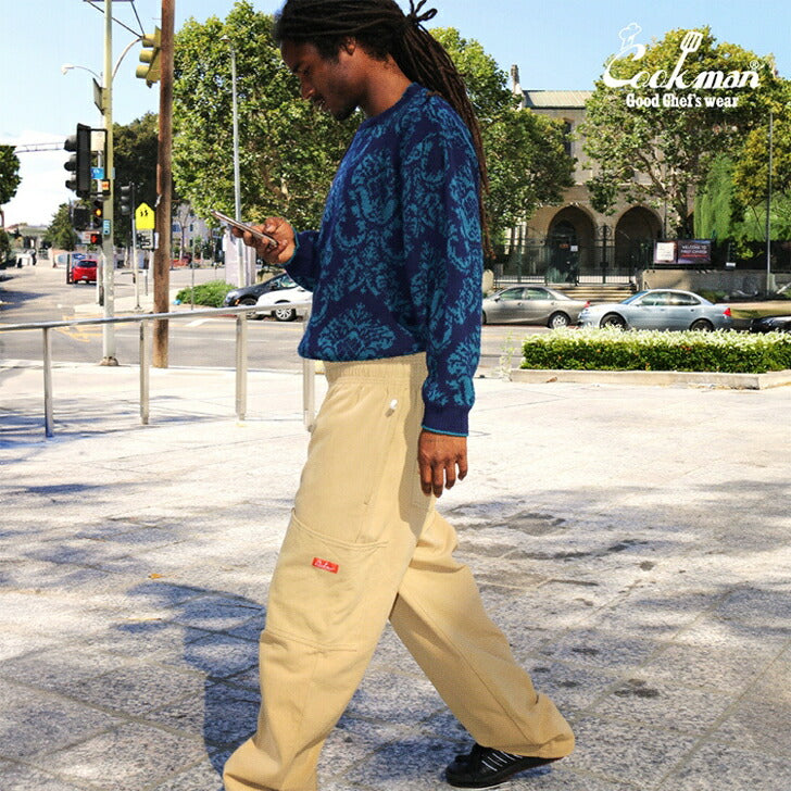 [COOKMAN]正規品シェフパンツChefPantsSemiwideFrontPocketDuckCanvasセミワイドフロントポケットダックキャンバスブラックオリーブピーナッツ