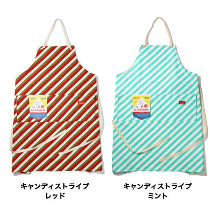 正規品COOKMANワイドポケットエプロンWidePocketApronメキシコペナントストライプスカルチェッカーフリーサイズ