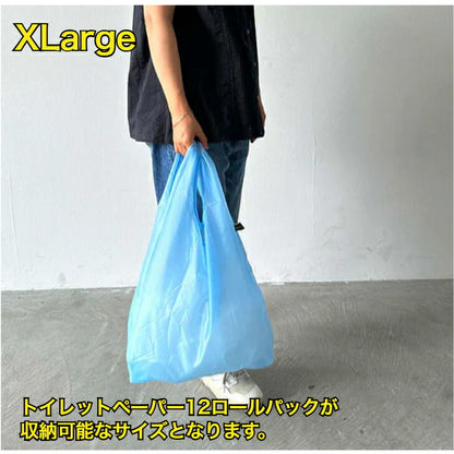ウィークエンダーカラビナ付エコバッグハングバッグ5サイズ5色WEEKENDERHUNGBAG極小軽量SmallMidBentoLargeXLargeヘミングスマチ広大容量コンパクト丈夫頑丈