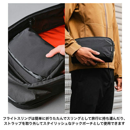 [ALPAKA/アルパカ]FLIGHTSLINGスリングボディバッグショルダーバッグ斜め掛け通勤旅行ビジネス撥水メンズレディースipadminiスイッチ収納