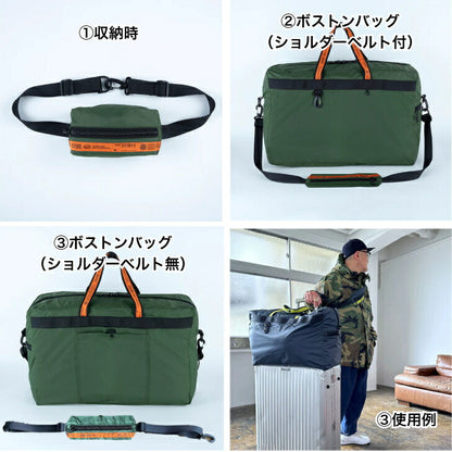WEEKENDERボストンバッグ3WAYナイロンパッカブルライトウェイトウイークエンダー機内持ち込みLWPACKABLE