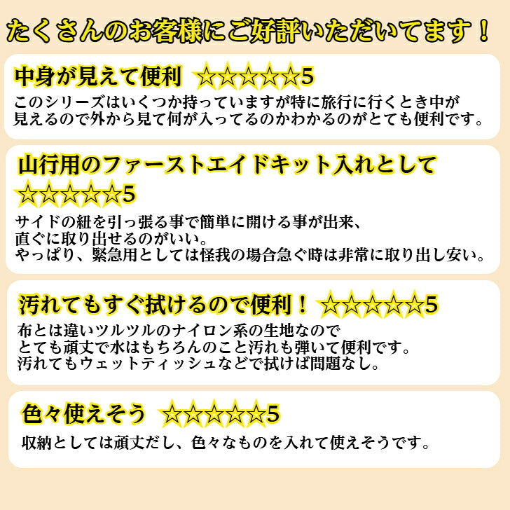 WEEKENDER中が見える収納ケースアウトドアギア小物入れポーチ旅行軽量ポリエチレンA4A5PEFLATウイークエンダー