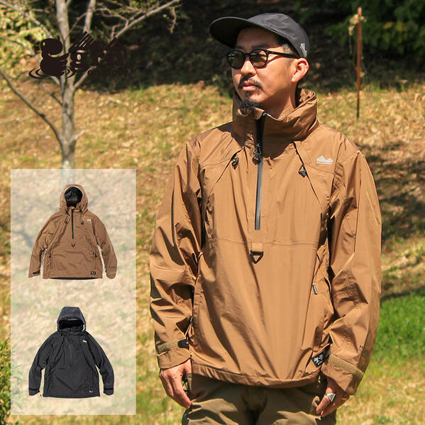 grnoutdoorアノラックジャケットマウンテンパーカーMK5ANORAKJACKETジーアールエヌアウトドアMajiでKinou的な5つを兼ね備えたキャンプアウトドア登山レインウェア耐水防水調温抗菌防臭耐引裂性