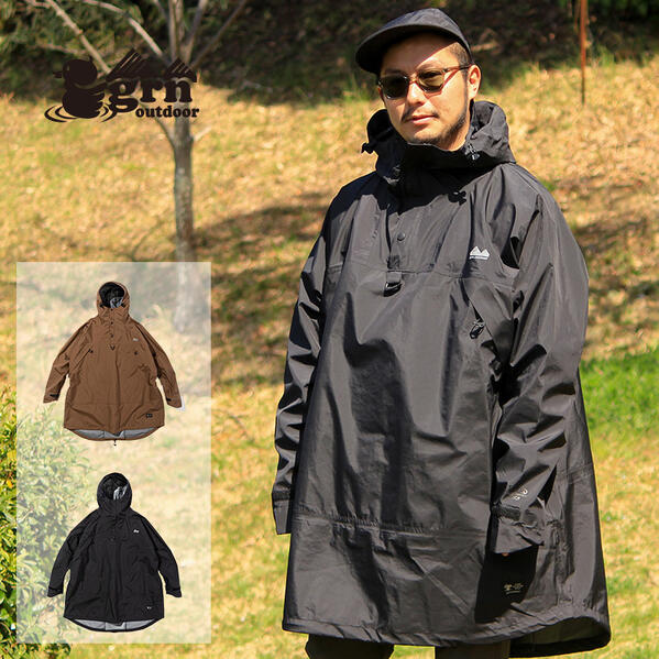 grnoutdoor自転車サイクリングジャケットカッパMK5CYCLELONGJACKETジーアールエヌアウトドアMajiでKinou的な5つを兼ね備えたサイクルロングジャケットキャンプアウトドア登山レインウェア耐水防水調温抗菌防臭耐引裂性