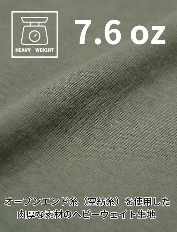 GoodwearグッドウェアポケットロングTシャツ長袖レギュラーポケT無地メンズレディースTシャツUSAコットン7.6オンスヘビーウェイト