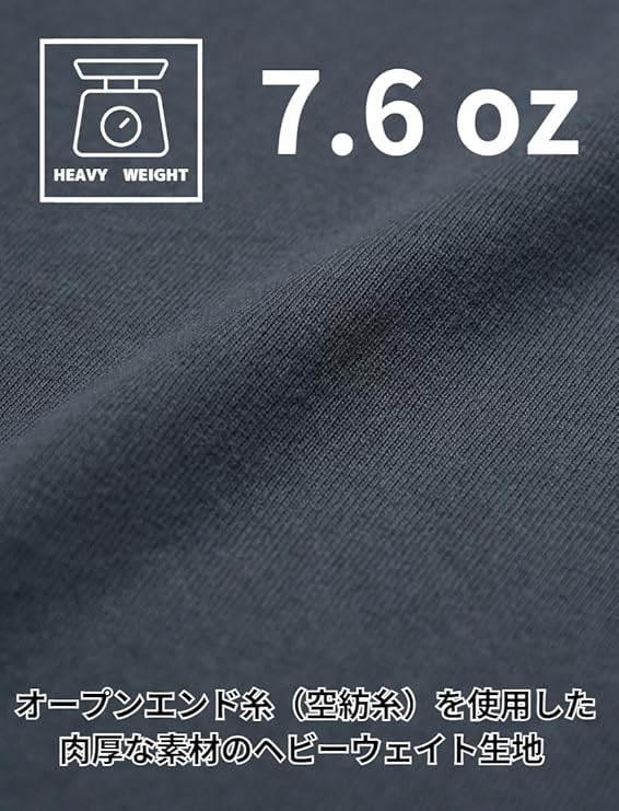 GoodwearグッドウェアビッグポケットTシャツクルーネックメンズレディース無地半袖大きめTシャツUSAコットン7.6オンスヘビーウェイト