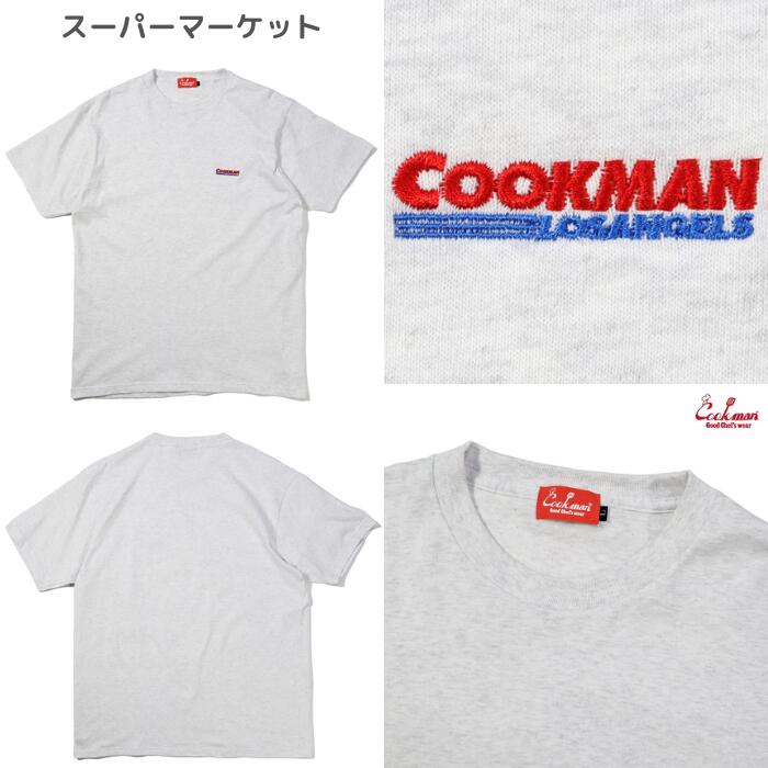 CookmanクックマンTシャツキャップソックスメンズレディース半袖帽子靴下刺繍ししゅうパロディースーパーマーケットカフェビールレストラン大型倉庫サンドウィッチチェーン