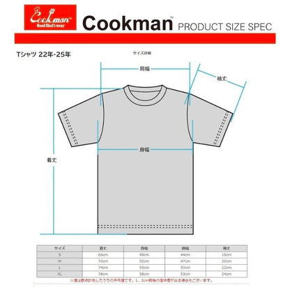 CookmanクックマンTシャツキャップソックスメンズレディース半袖帽子靴下刺繍ししゅうパロディースーパーマーケットカフェビールレストラン大型倉庫サンドウィッチチェーン