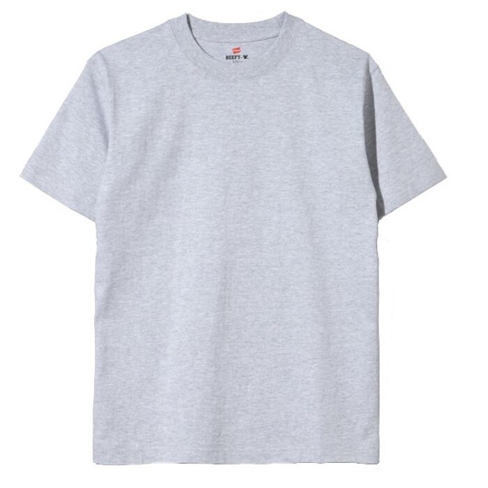 メンズTシャツ綿100ヘインズビーフィー無地ヘビーウエイト丸胴大きいコットン100肉厚パックT半袖1P2P2枚HANESBEEFY-T黒白グレーネイビーH5180