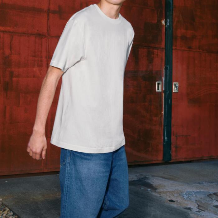 ヘインズSHIROシロTシャツ半袖綿100コットン丸胴白Hanesクルーネック無地シンプル厚手メンズレディースユニセックスカットソーギフトプレゼントヘビーオンスヘビーウエイトブランドHM1-X201