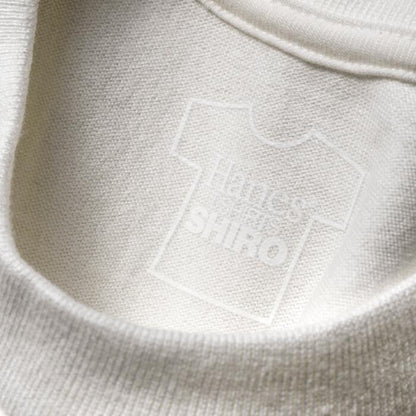 ヘインズSHIROシロTシャツ半袖綿100コットン丸胴白Hanesクルーネック無地シンプル厚手メンズレディースユニセックスカットソーギフトプレゼントヘビーオンスヘビーウエイトブランドHM1-X201