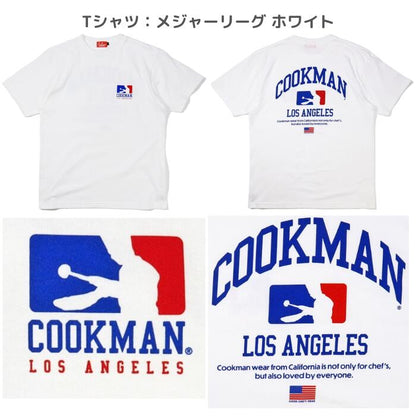 CookmanクックマンTシャツショートパンツライトパンツメッシュキャップソックスメンズレディースロサンゼルスLAコレクションシェフパンツ半袖帽子靴下メジャーリーグホワイトブルーネイビー